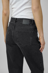 Louis high wide jeans black retro wash
