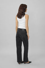 Louis high wide jeans black retro wash