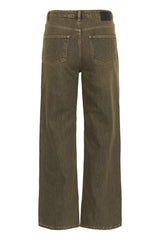 Louis high wide jeans brun