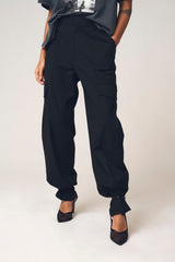 Billie barrel pants black