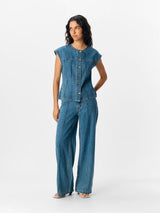 Divona denim waistcoat