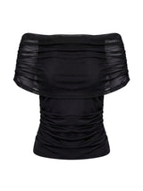 Dina Cape Top - Svart