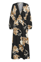 Olive Wrap Dress