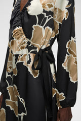 Olive Wrap Dress