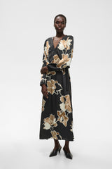 Olive Wrap Dress