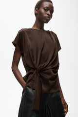 Satine knot top