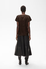 Satine knot top