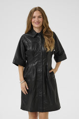 Lima canja leather dress