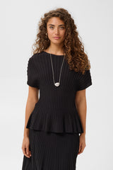 Heart knit capsleeve