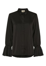 Steff flounce shirt svart
