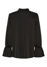 Steff flounce shirt svart