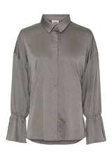 Steff flounce shirt grå