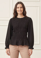 Noel smock blouse svart