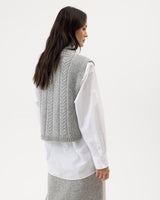 Tolken bib collar grey