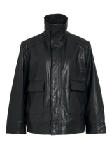 Mia Oversized Leather Jacket