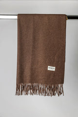 Soft scarf brun