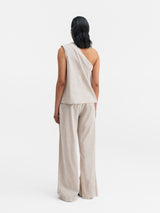 Elle linen tank creme