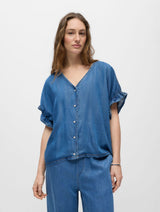 Frame v-neck blouse