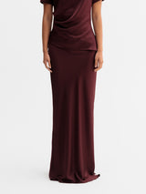 Hana Long Logo Skirt