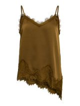 Naline Slip Lace Top - Grön