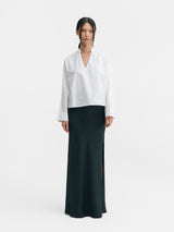 Nina cotton blouse white