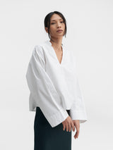 Nina cotton blouse white