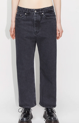 Drop jeans Washed black