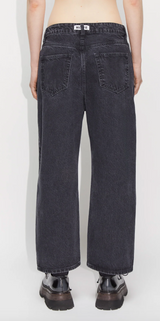 Drop jeans Washed black