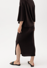 Kristina skirt dark chocolate
