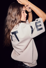 Maxi split logo sweat