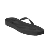 Sleepers platform tapered black flipflop