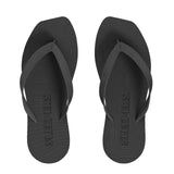 Sleepers platform tapered black flipflop