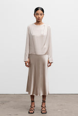 Zuri blus greige