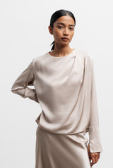 Zuri blus greige