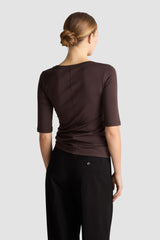 Caline jersey top Ganache