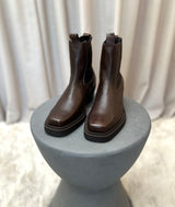 Dusty boots brown
