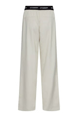 Amina logo pant bone