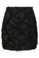 Hairy skirt svart
