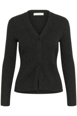 Gia cardigan dark grey melange