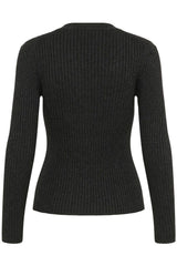 Gia cardigan dark grey melange