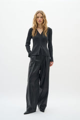 Gia cardigan dark grey melange