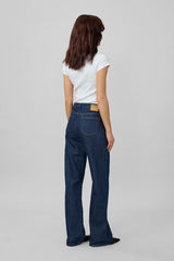 Louis high wide jeans dark blue unwashed