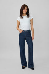Louis high wide jeans dark blue unwashed
