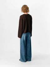 Saggia cardigan brun