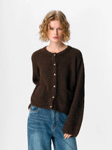 Saggia cardigan brun
