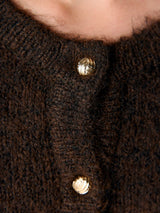 Saggia cardigan brun