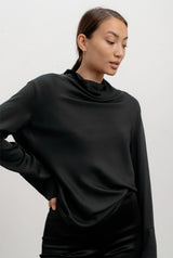 Ayumi blouse dark grey